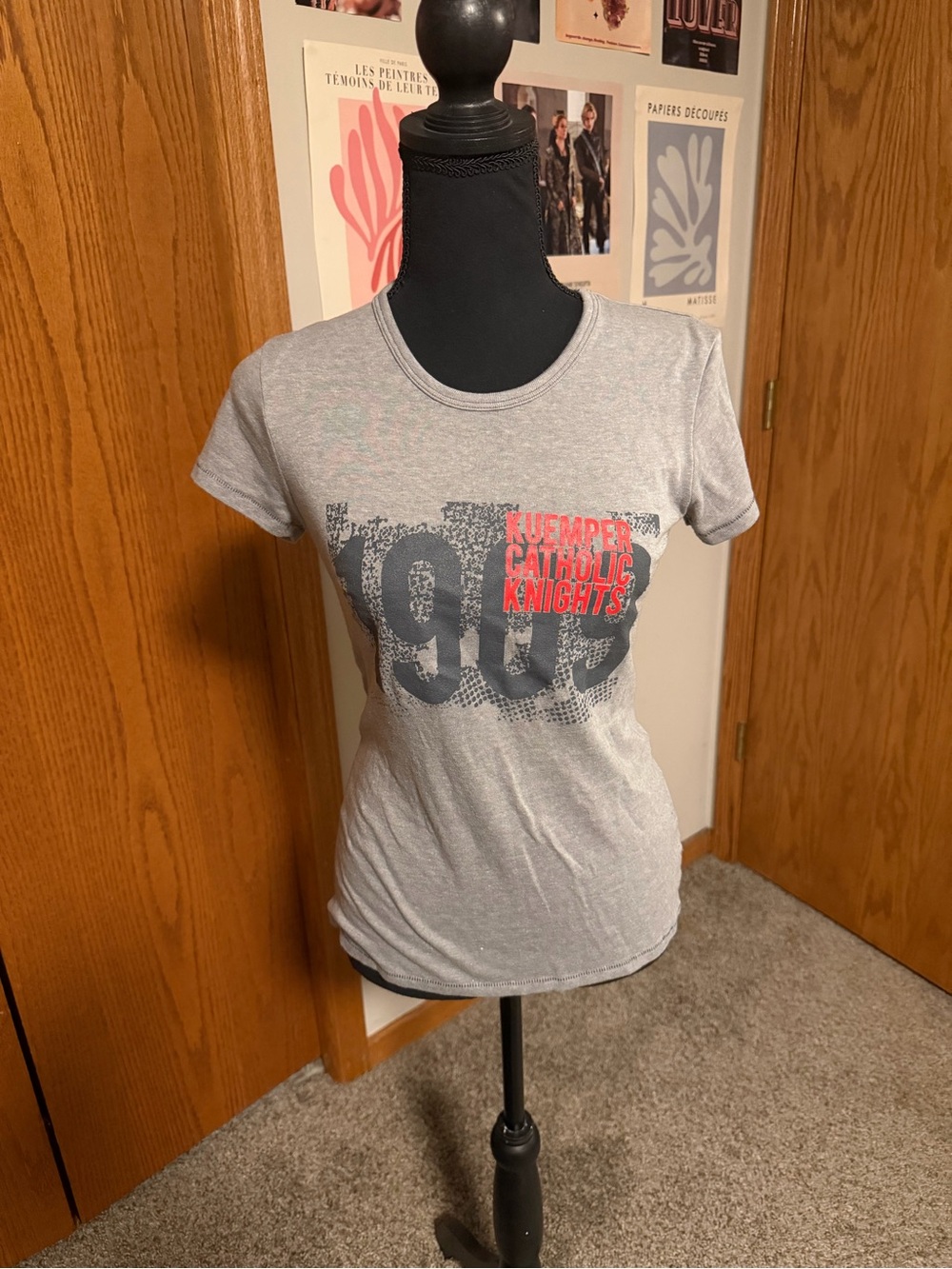 Gray 'Kuemper Catholic Knights' Graphic Tee - Women's